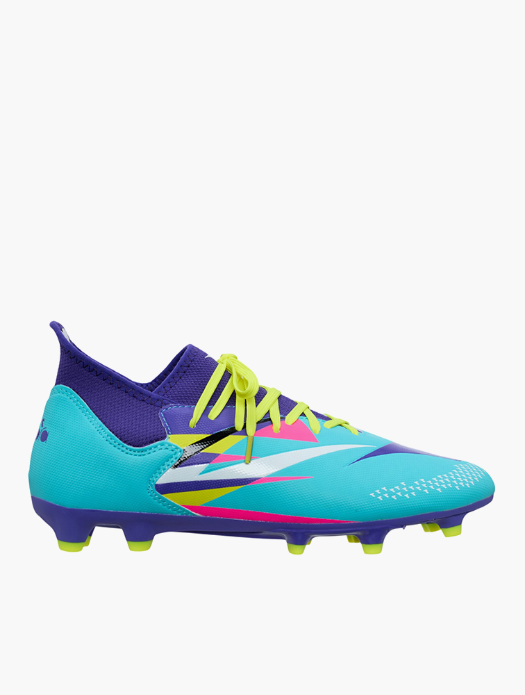 MyRunway | Shop diadora Sky Blue & Yellow Sonic Soccer Boots for